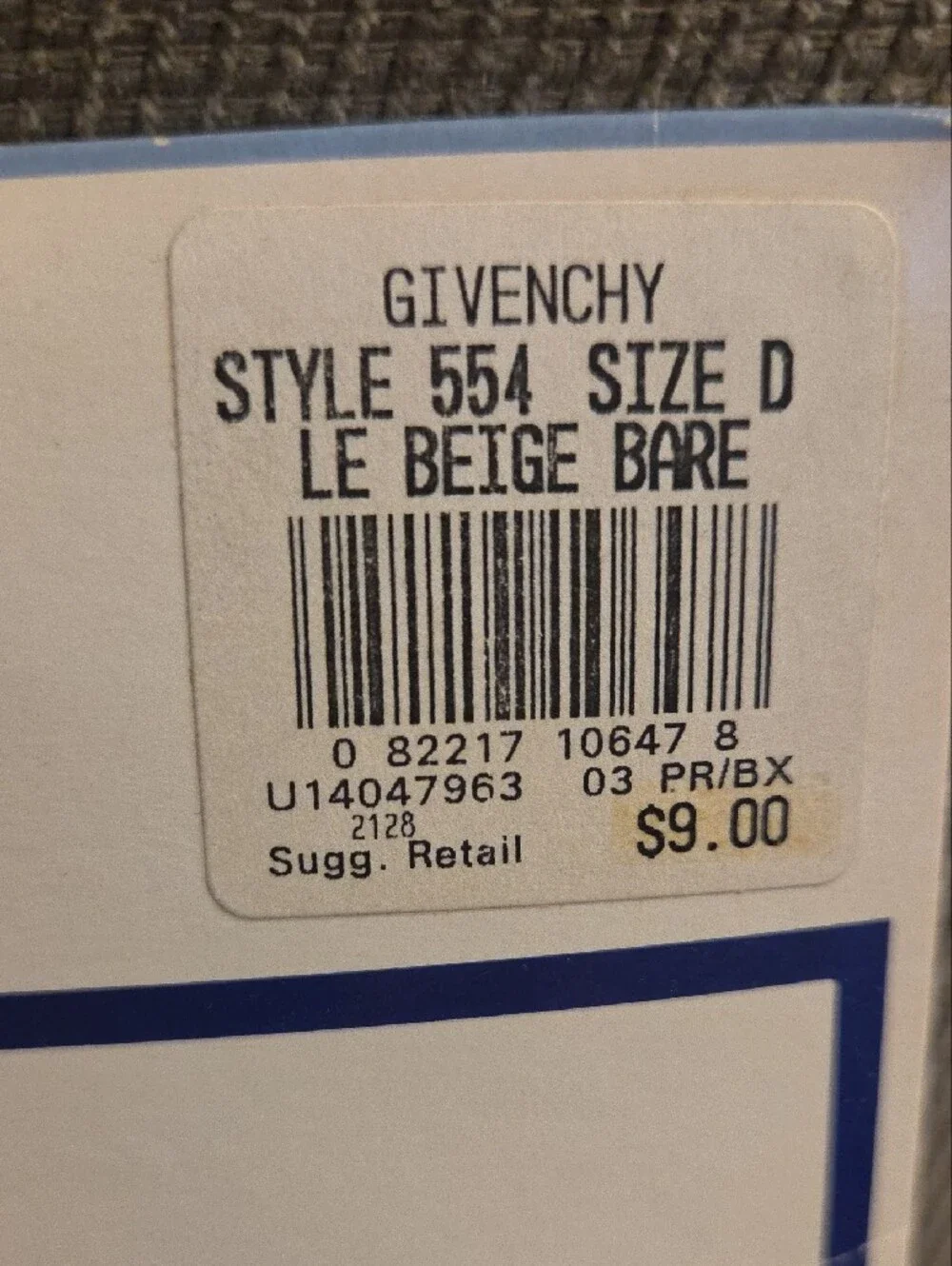 Givenchy Beige/Tan Hosiery Pantyhose
